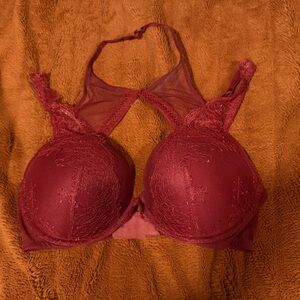Victoria's Secret Lace Bra - Deep Red